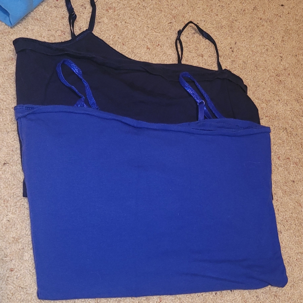 NWOT SO Colorful Camisole 16 Tank Tops Collection Medium WOMENS ALL Built In BRA - Picture 16 of 16